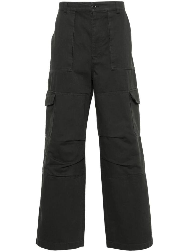 Acne Studios wide-leg cargo trousers - Green Cover