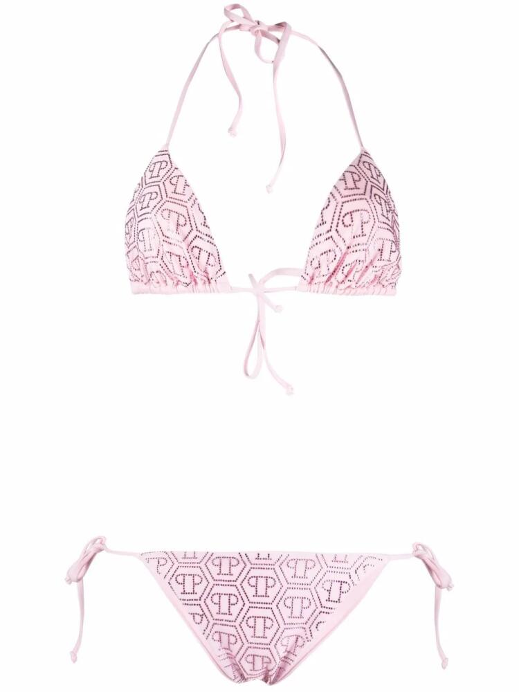 Philipp Plein monogram-print bikini - Pink Cover