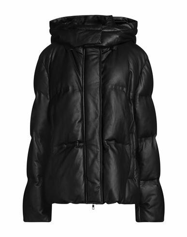 Desa 1972 Woman Puffer Black Leather Cover