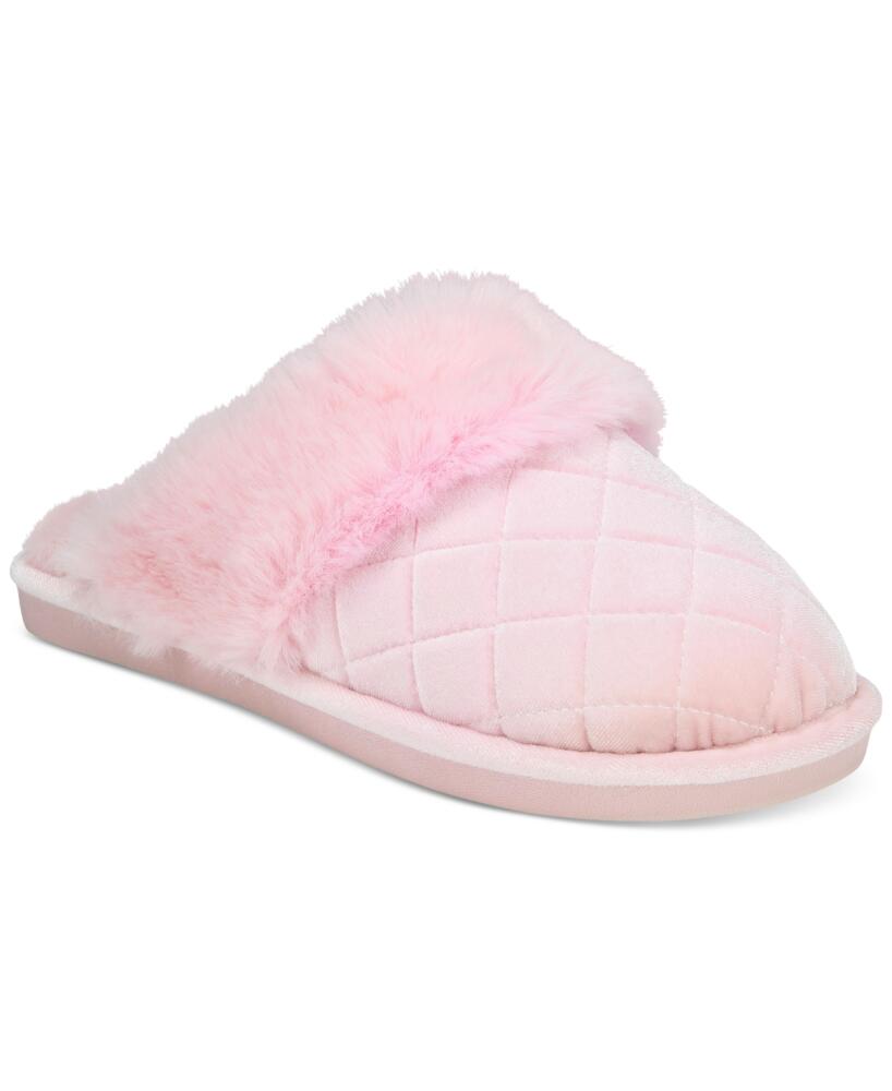 Charter Club Women's Quilted Hoodback Slippers, Created for Macy's - Pink Wink Cover