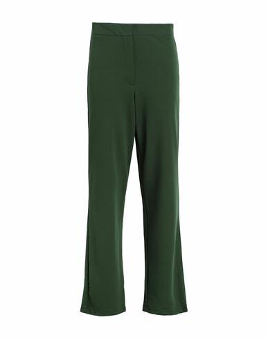 Vero Moda Woman Pants Green Polyester, Recycled polyester, Elastane Cover