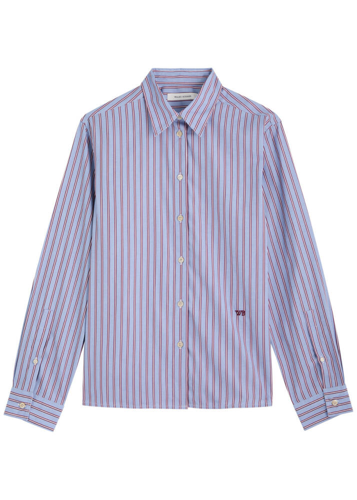 Wales Bonner Lotus Striped Cotton-poplin Shirt - Multicoloured 1 Cover