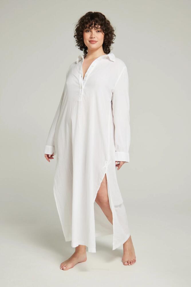 Nudea The Maxi Shirt in Cotton White Cover