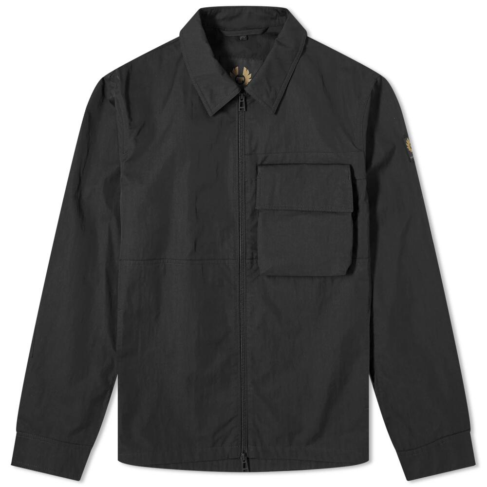 Belstaff Men's Runner Gabardine Overshirt in Black Cover