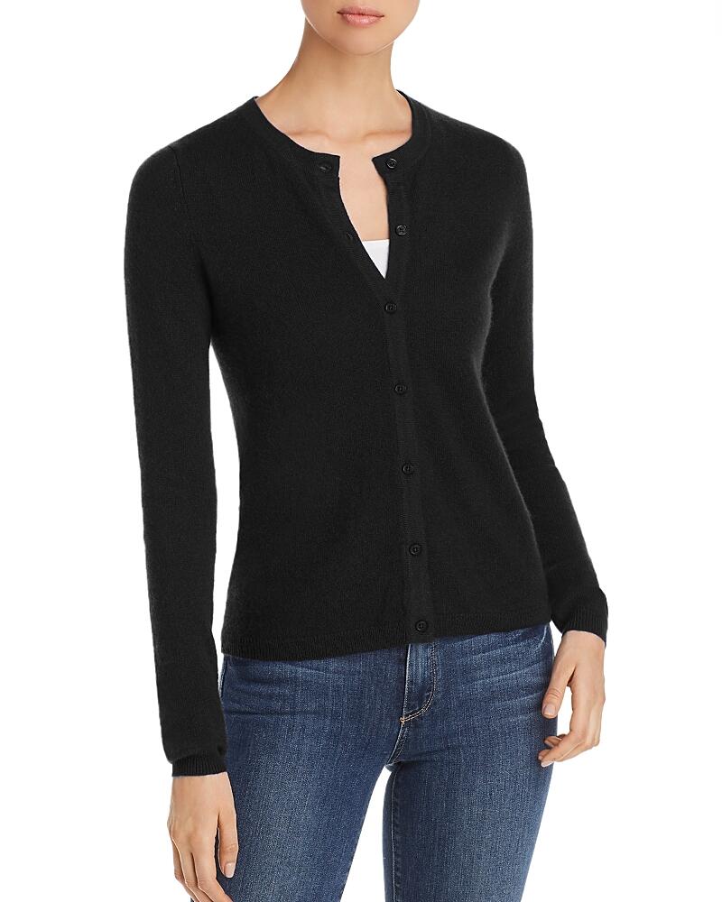 C by Bloomingdale's Crewneck Cashmere Cardigan - Exclusive Cover