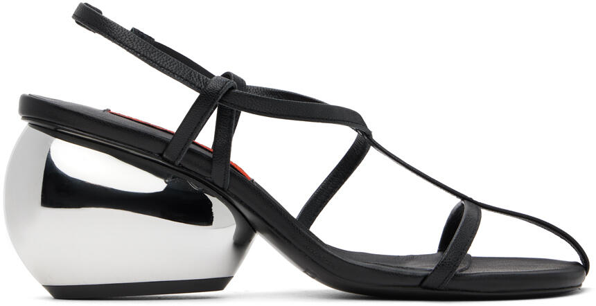 SIMONMILLER Black Moderno Heeled Sandals Cover