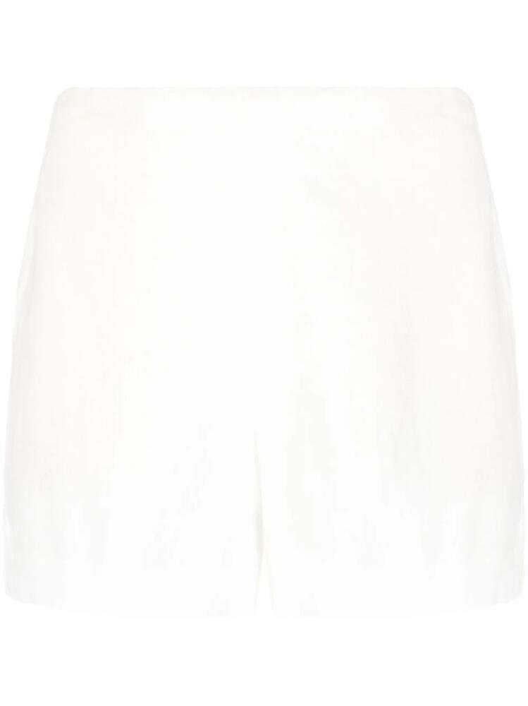 Polo Ralph Lauren Flat Front linen shorts - White Cover