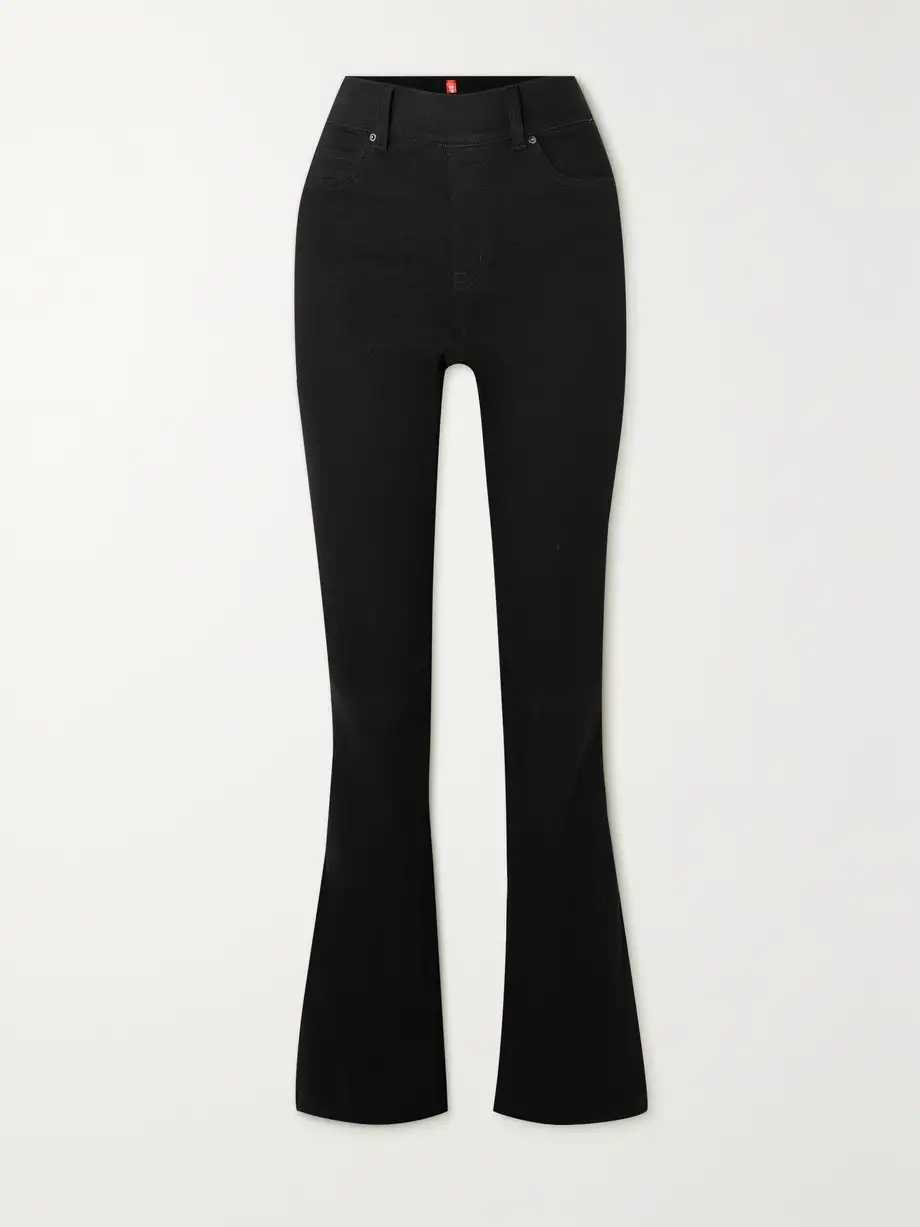 Spanx - High-rise Flared Jeans - Black Cover