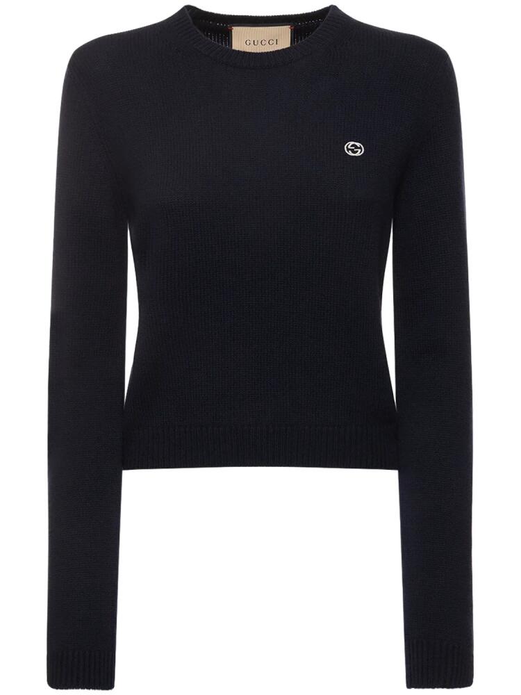 GUCCI Wool Blend Crewneck Jumper Cover