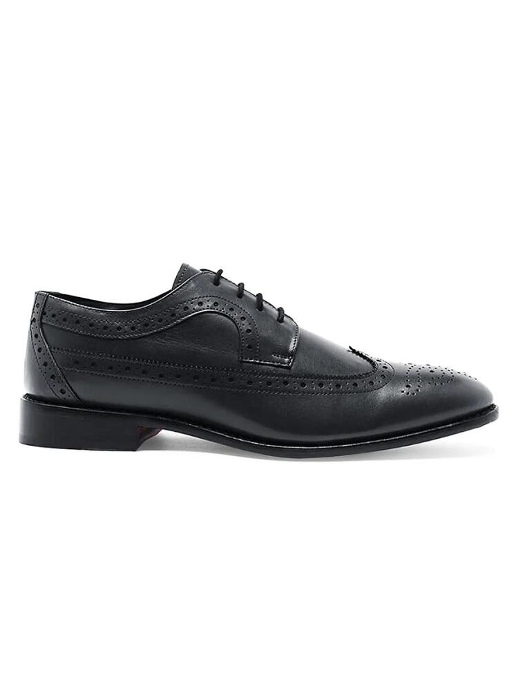 Anthony Veer Men's Regan Wingtip Oxford Brogues - Black Cover