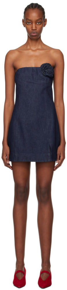 The Garment Navy Eclipse Denim Minidress Cover