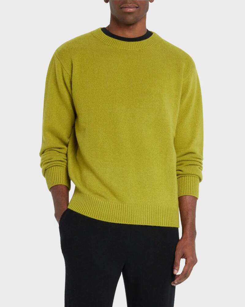 The Elder Statesman Men's Heavyweight Cashmere Sweater Cover