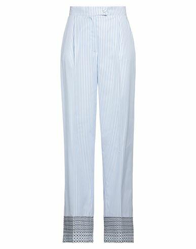 Sfizio Woman Pants Sky blue Cotton Cover