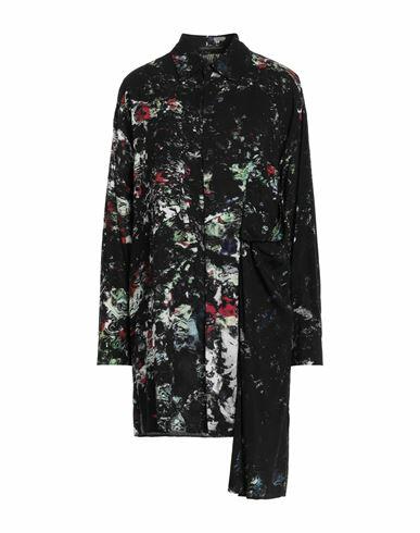 Yohji Yamamoto Woman Shirt Black Rayon Cover