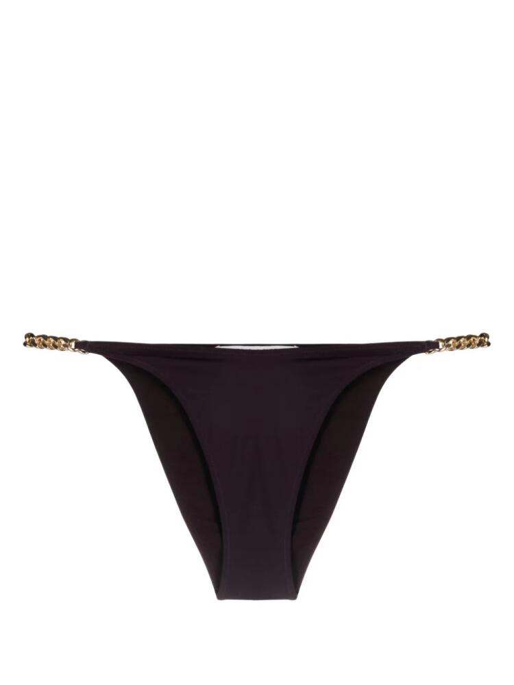 Stella McCartney Falabella high-waist bikini bottoms - Purple Cover