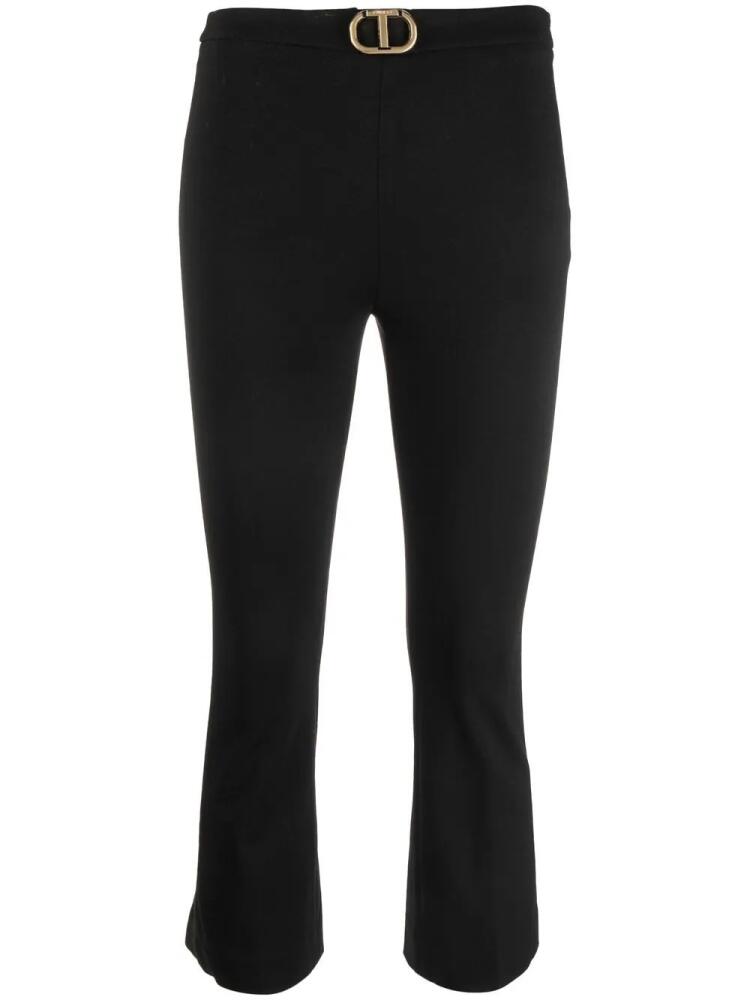 TWINSET cropped tailored trousers - Black Cover