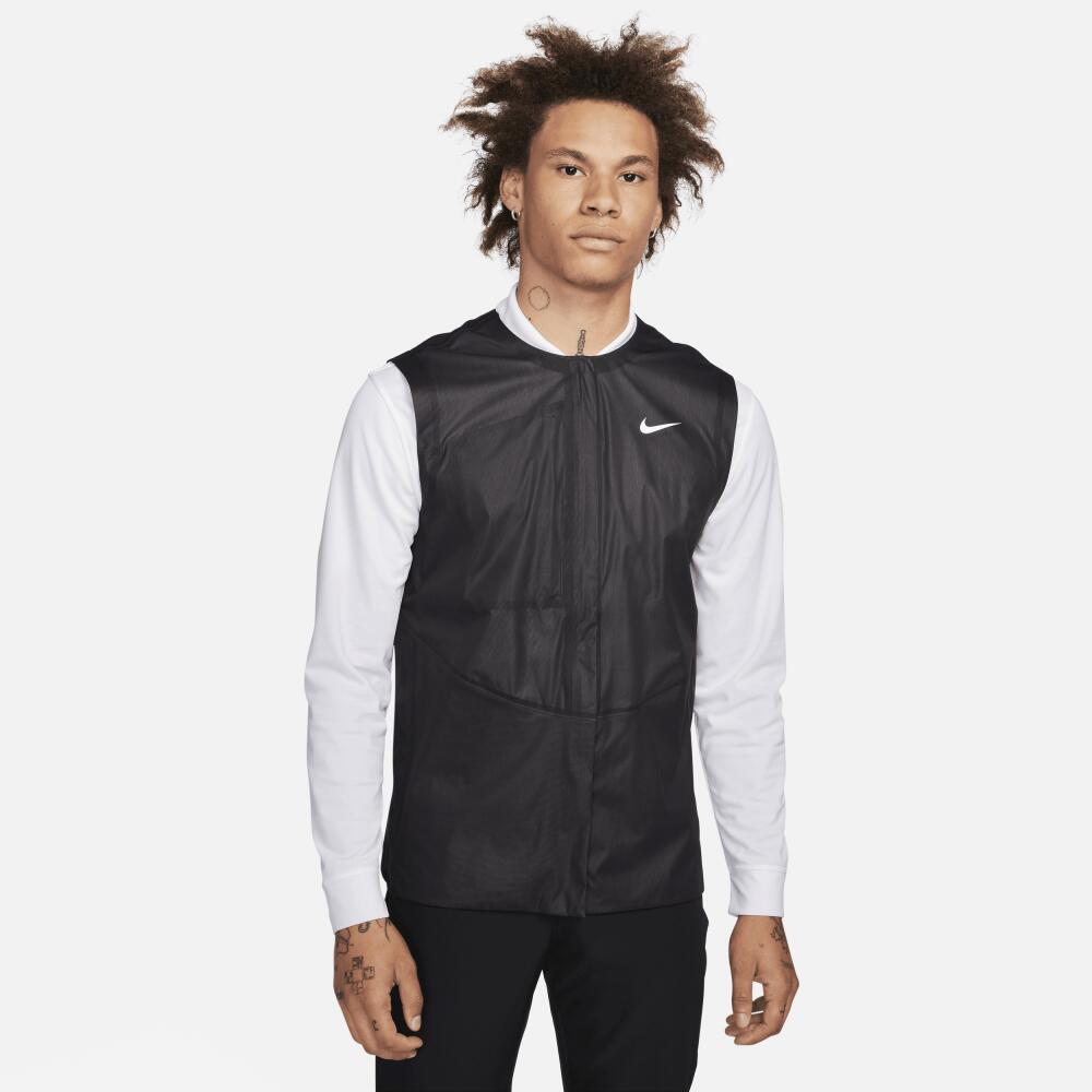 Nike Men's Storm-FIT ADV Golf Vest in Black Cover