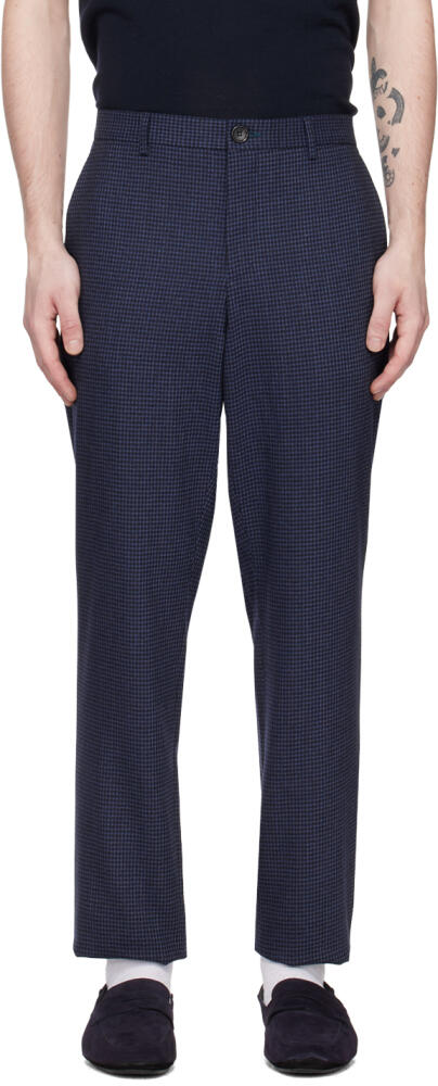 PS by Paul Smith Blue Check Trousers Cover