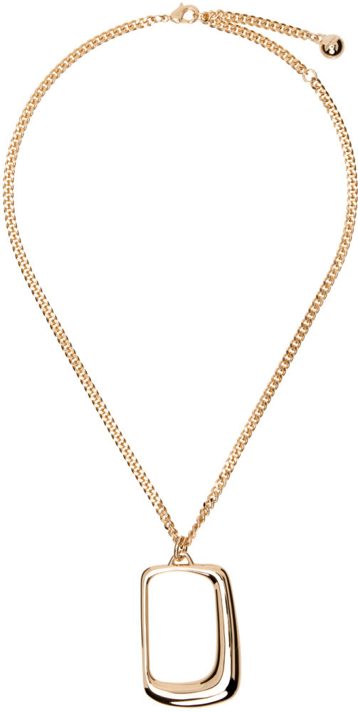 JACQUEMUS Gold Les Sculptures 'Le collier Ovalo' Necklace Cover