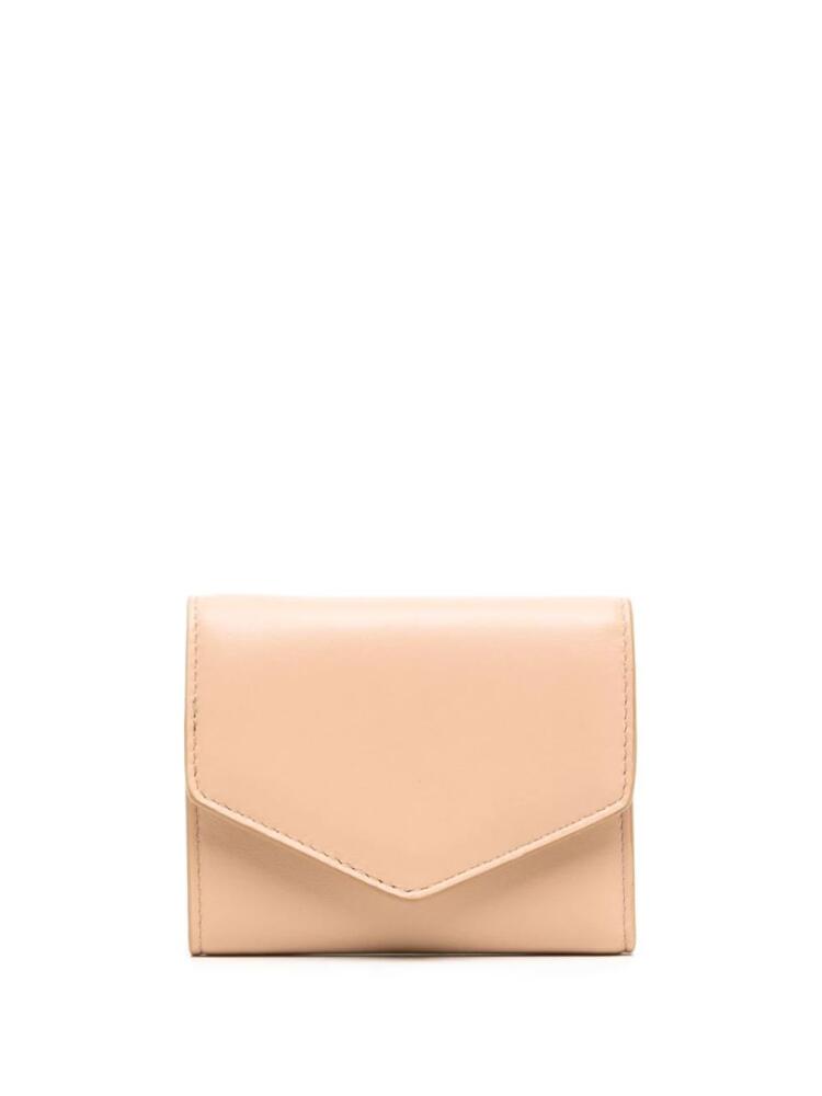 Maison Margiela leather envelope wallet - Brown Cover