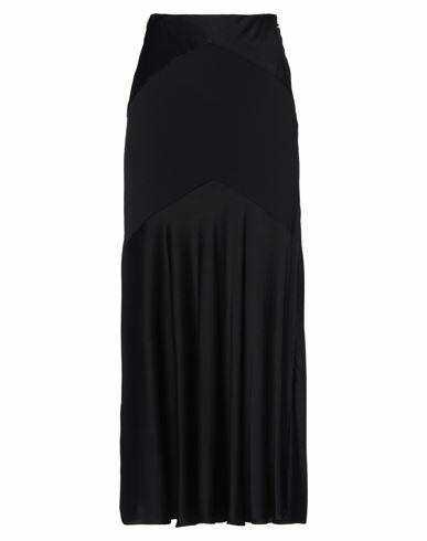 Ralph Lauren Collection Woman Maxi skirt Black Viscose, Acetate Cover