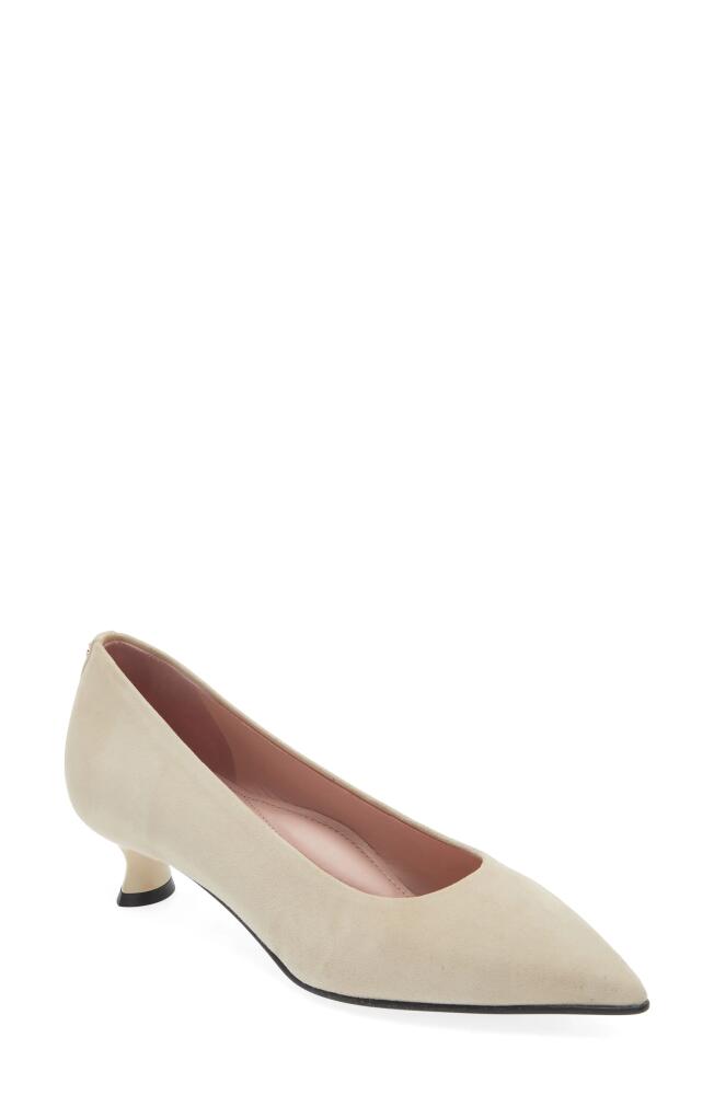 Naot Romy Pointed Toe Pump in Taupe Suede Cover