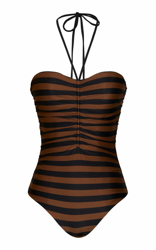 Johanna Ortiz - Ucayali Striped Halter One-Piece Swimsuit - Print Cover