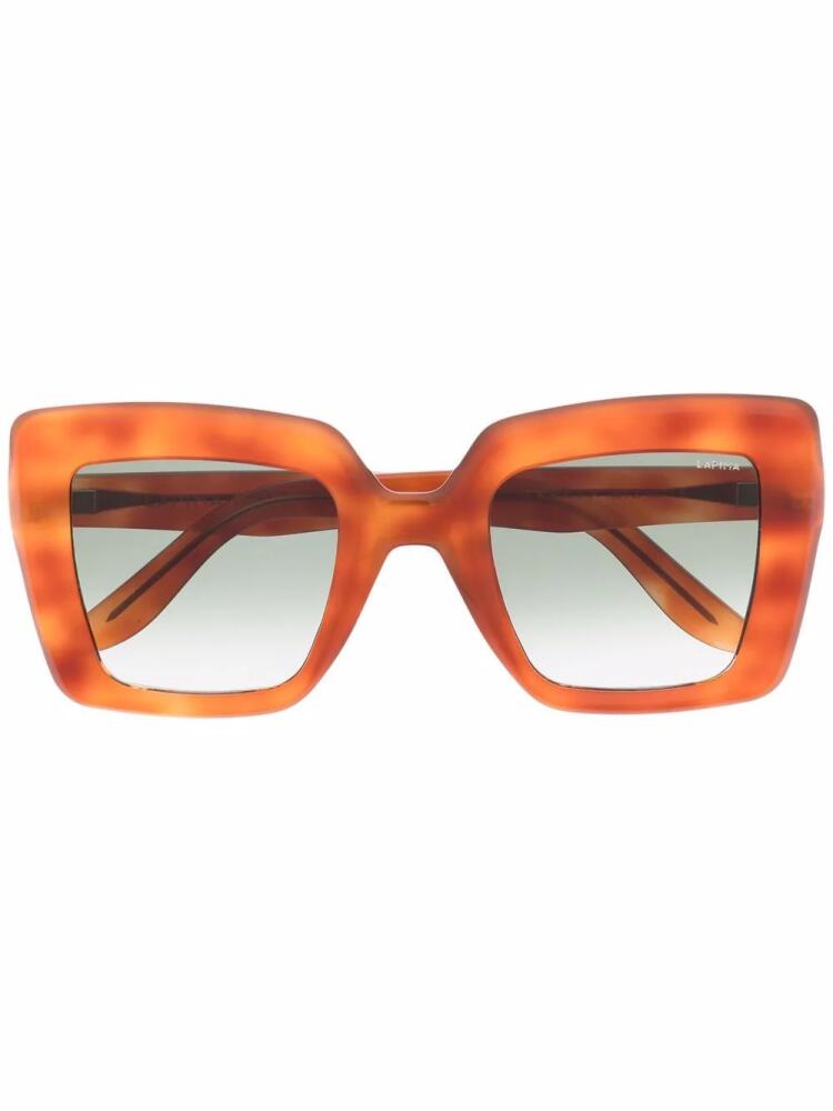 Lapima Teresa square-frame sunglasses - Brown Cover