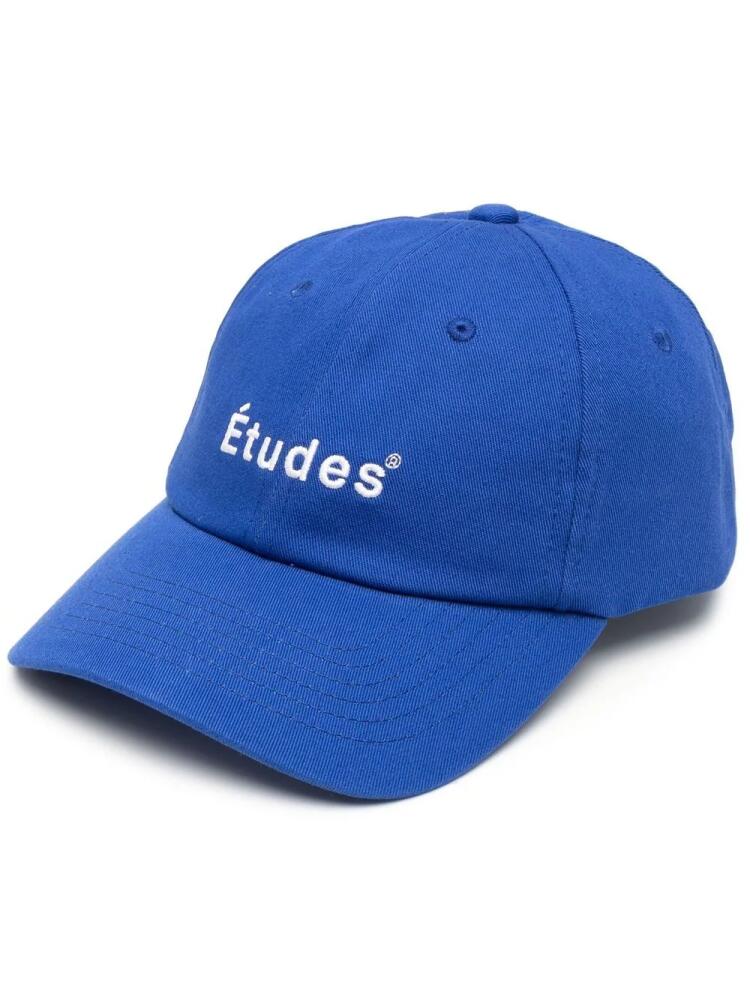 Etudes logo-embroidered baseball cap - Blue Cover