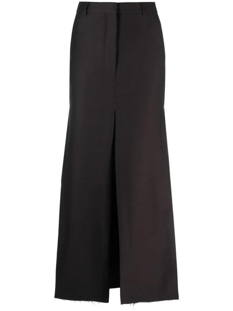 Lanvin A-line slit maxi skirt - Black Cover