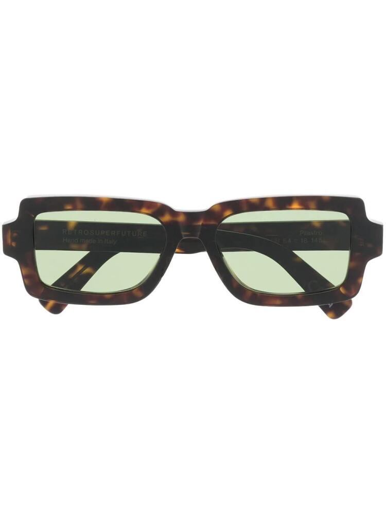 Retrosuperfuture rectangle-frame sunglasses - Brown Cover