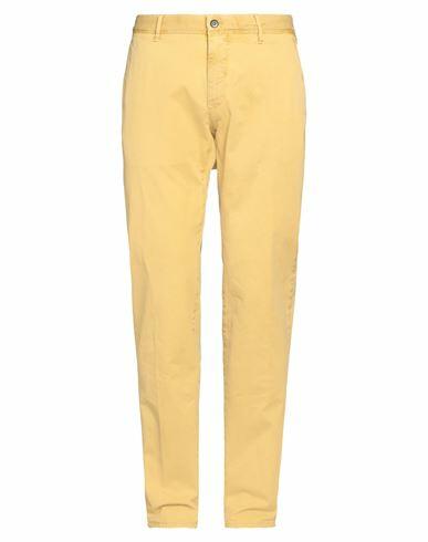 Incotex Man Pants Light yellow Cotton, Elastane Cover