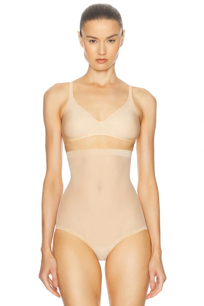 Wolford Tulle Control High Waisted Panty in Nude Cover