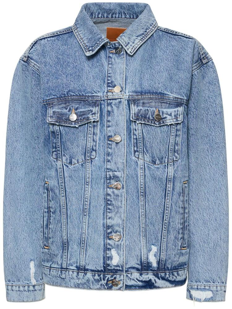 ANINE BING Rory Cotton Denim Jacket Cover