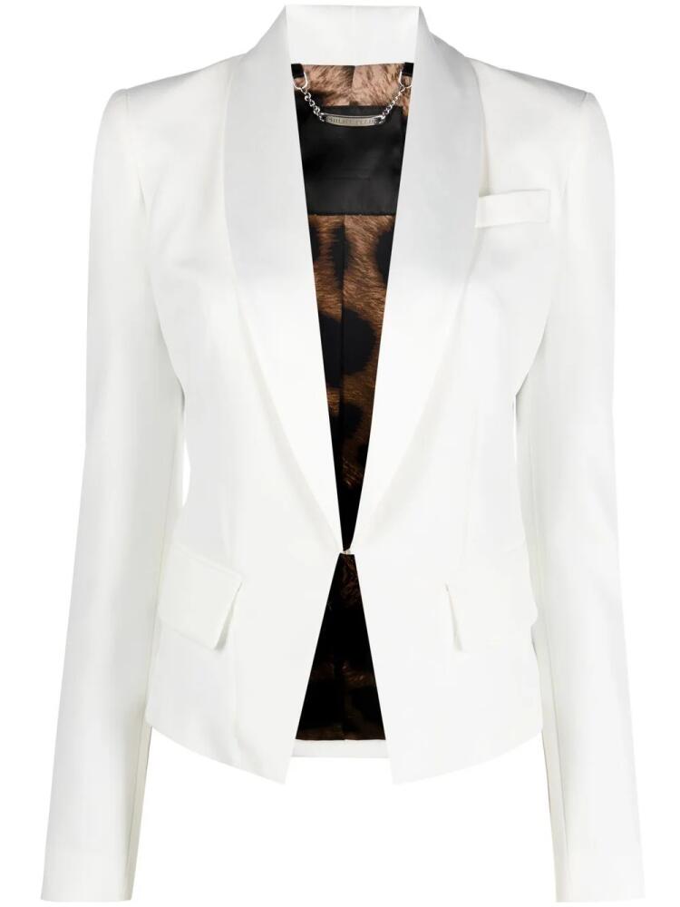 Philipp Plein single-breasted tailored blazer - White Cover