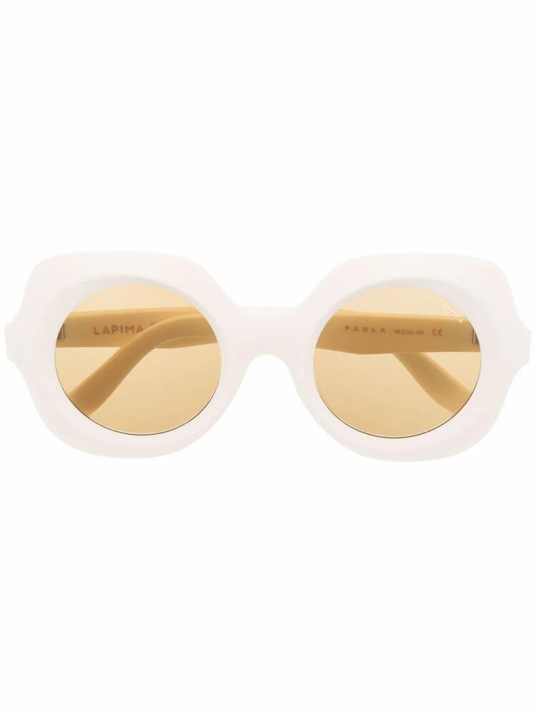 Lapima Paula Natural Vintage sunglasses - White Cover