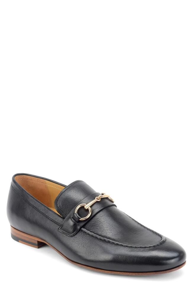 Warfield & Grand Tate Bit Loafer in Black /Gold Cover