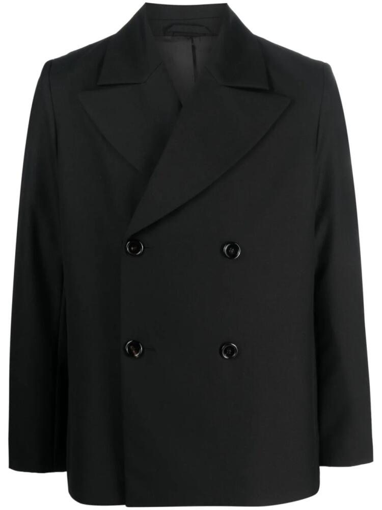 Séfr Hamra double-breasted blazer - Black Cover