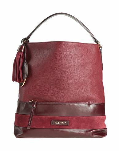 The Bridge Woman Handbag Burgundy Leather Cover