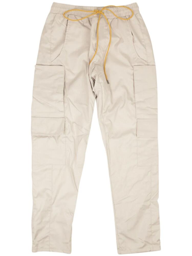 RHUDE drawstring cargo trousers - Neutrals Cover