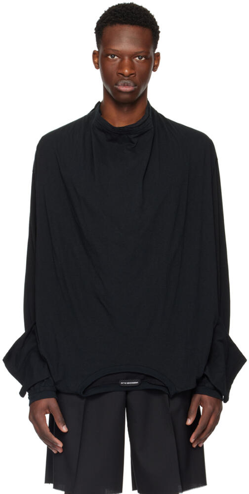 UNDERCOVER Black Layered Sweatshirt Cover