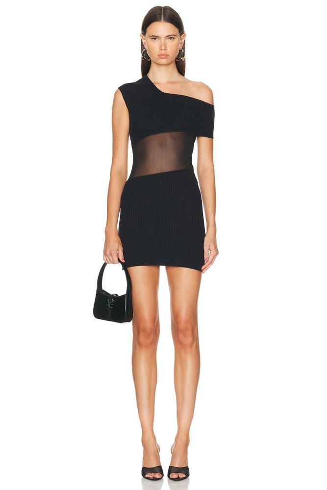 RTA Maya Mini Dress in Black Cover