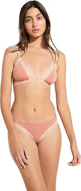 Eberjey Flora Front Closure Bralette (Pink) Women's Bra Cover