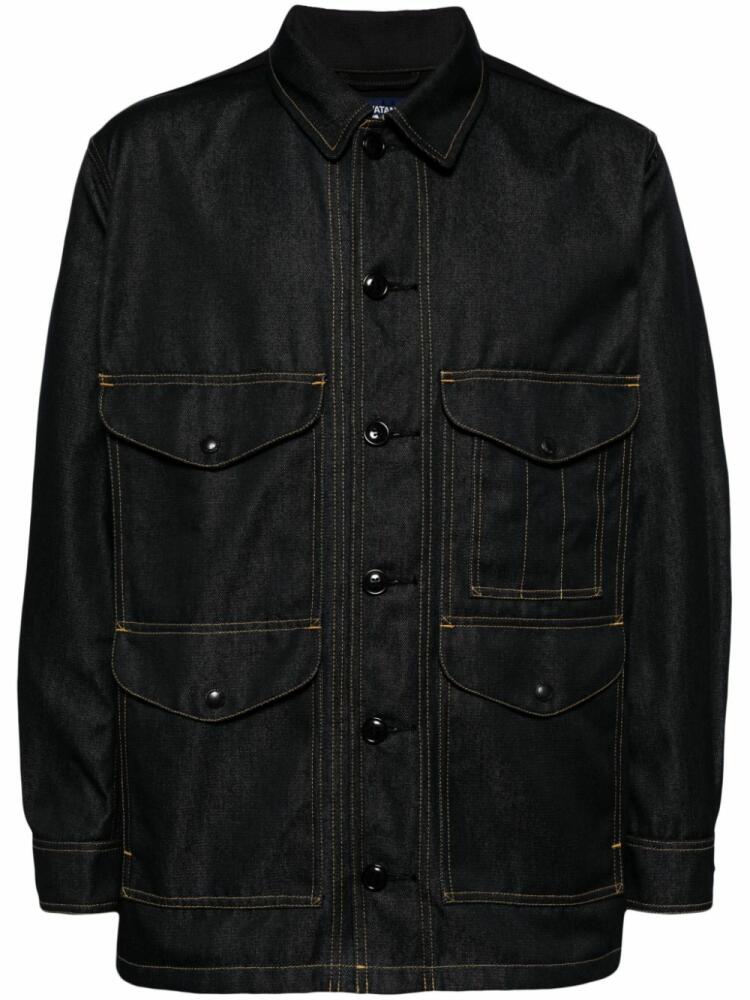 Junya Watanabe MAN elbow-patches denim jacket - Blue Cover