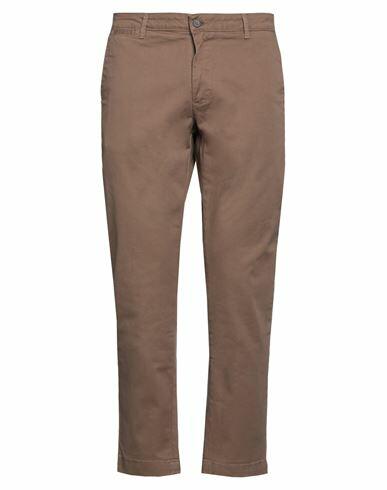 Rar Man Pants Brown Cotton, Elastane Cover