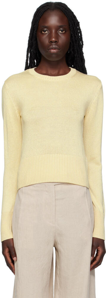 TOTEME Beige Crewneck Sweater Cover