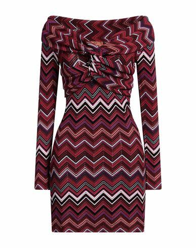 Missoni Woman Mini dress Purple Viscose, Polyester Cover