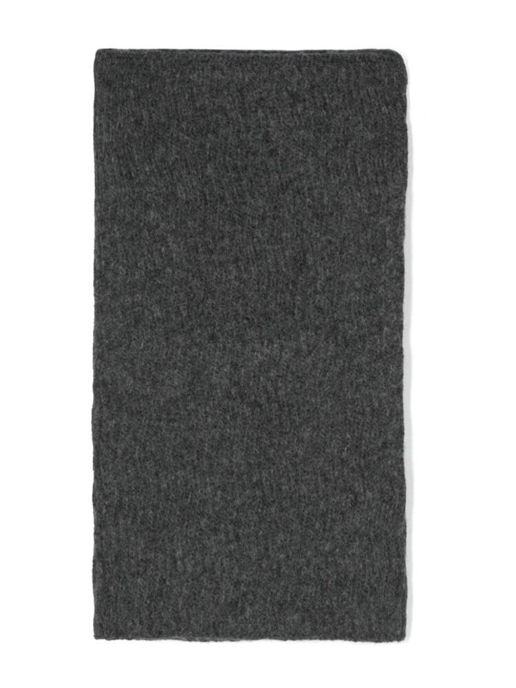 Filippa K chunky-knit wraparound-style scarf - Grey Cover