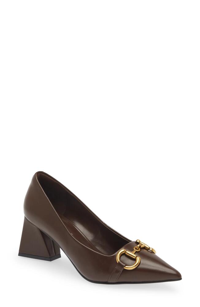 Jeffrey Campbell Happy Hour Pointed Toe Pump in Brown Bronze Cover