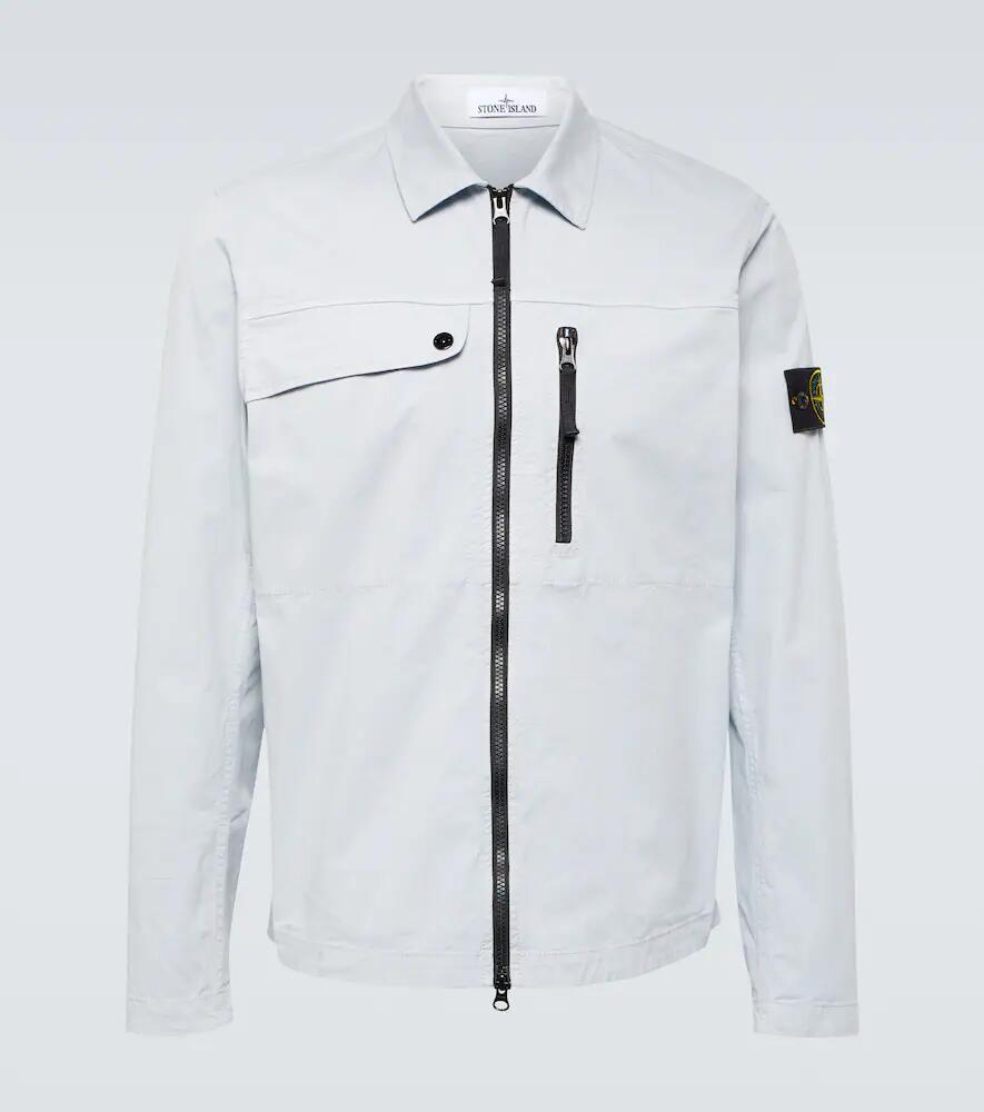 Stone Island Compass cotton-blend overshirt Cover